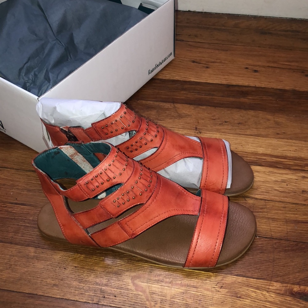 Rust Boho Sandals - Picture 2 of 6